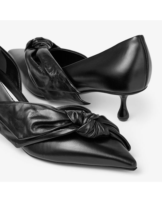 Jimmy Choo Black Issy Pump 50