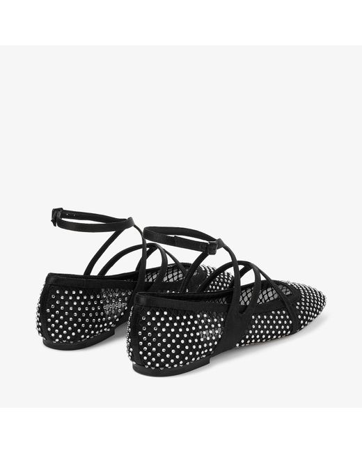 Jimmy Choo Black Astoria Flat
