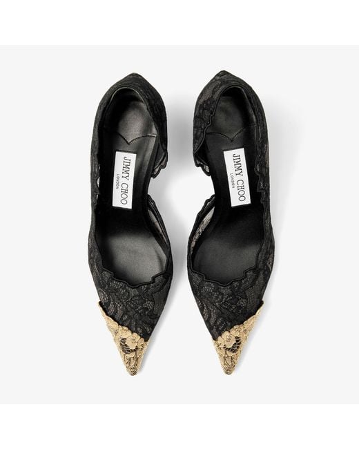 Jimmy Choo Black Faiz Pump 65