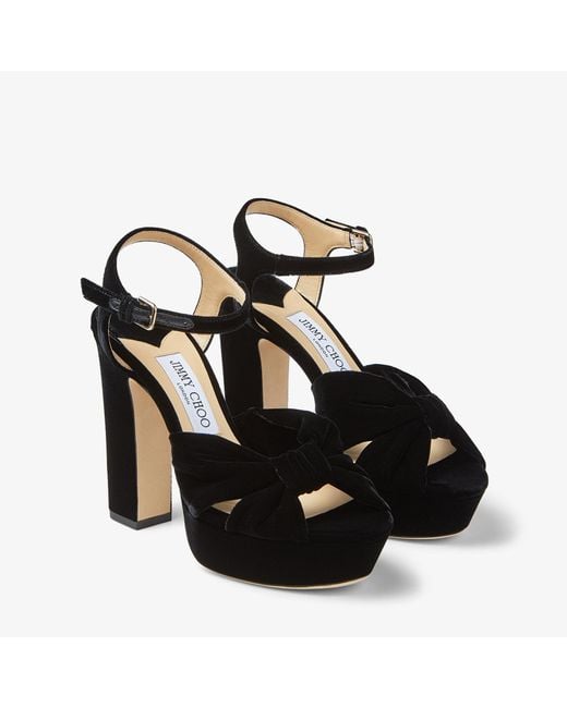 Jimmy Choo Black Heloise 120