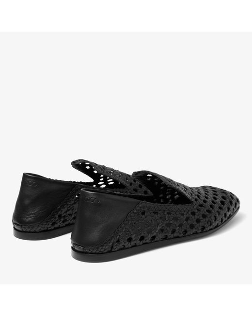 Jimmy Choo Black Eliot Slipper for men