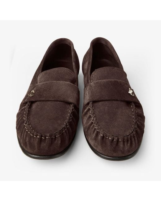 Jimmy Choo Brown Ellis Loafer F