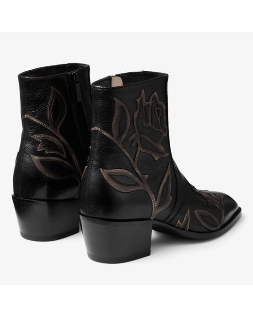 Jimmy Choo Black Wilder Boot for men