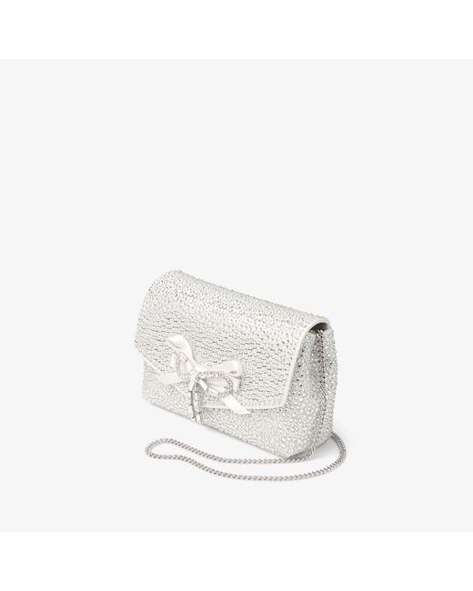 Jimmy Choo White Soft Bow Mini Bag