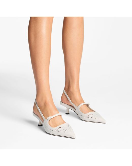 Jimmy Choo White Didi 45