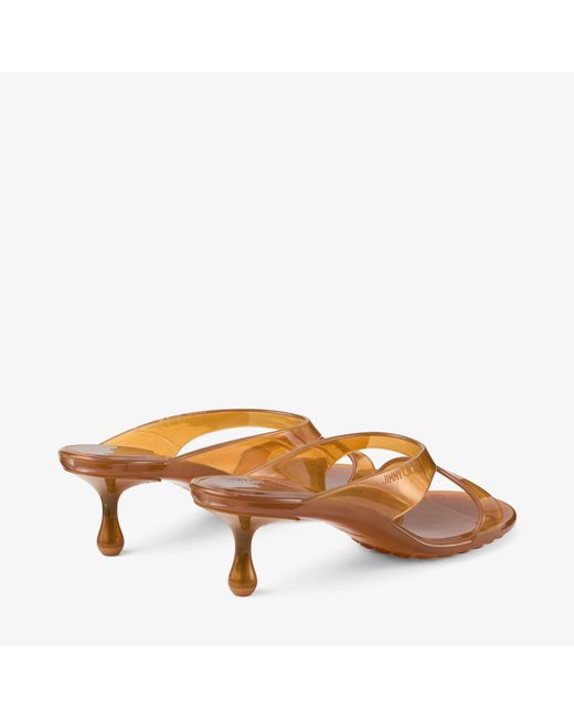 Jimmy Choo Brown Jelly Drop 50
