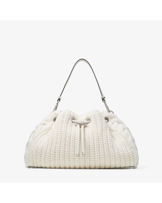 Jimmy Choo White Cinch Medium