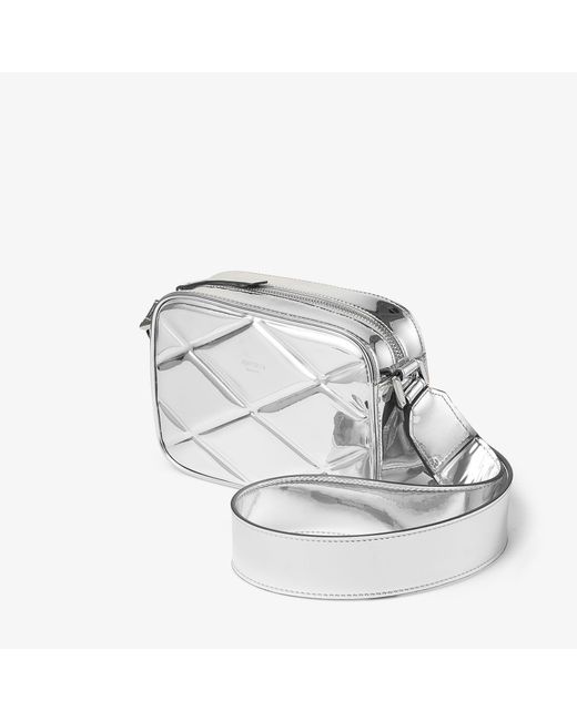 Jimmy Choo Metallic Box Camera Small for men