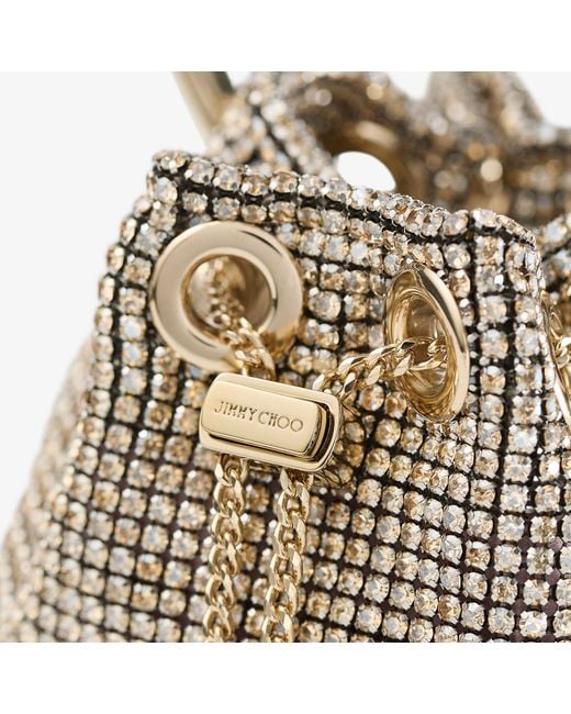 Jimmy Choo Metallic Micro Bon Bon