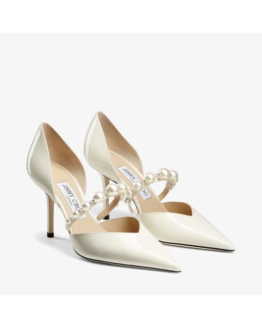 Jimmy Choo White Aurelie 85