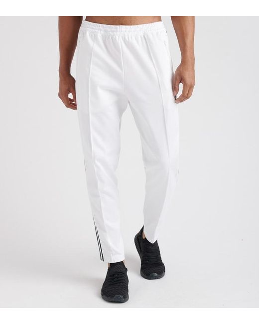 adidas beckenbauer track pants white