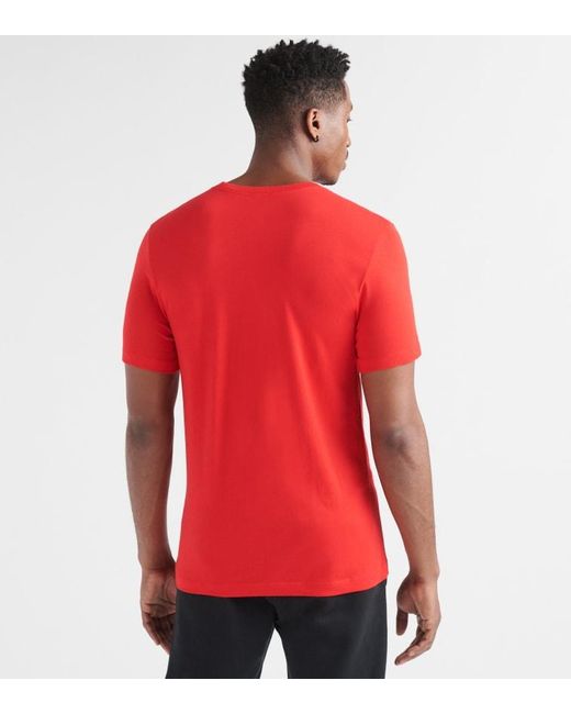 Nike Nsw Just Dot It Haircut Tee In Red For Men Lyst