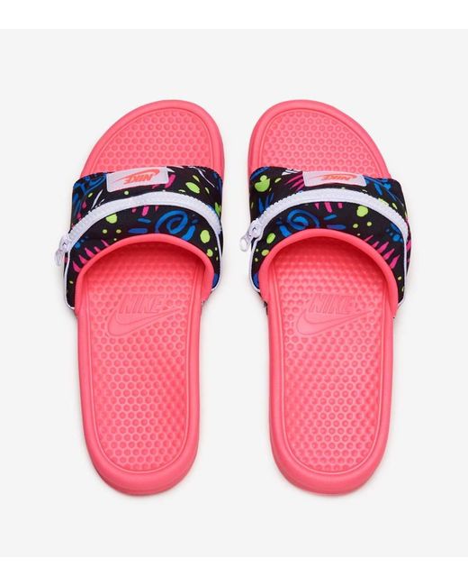 nike slippers fanny pack