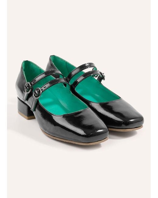 Joanie Green Clothing Paris Patent Leather Mary Jane Shoes