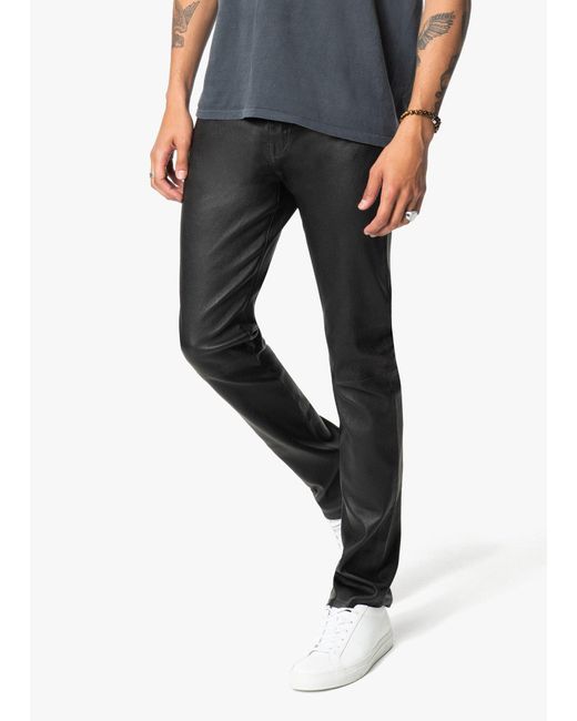 Joe's Jeans Leather The Asher in Black 