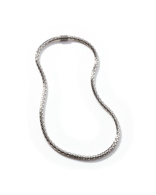 John Hardy Metallic Dot 4.5mm Necklace In Sterling Silver