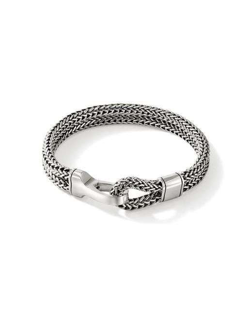 John Hardy Metallic Hook Clasp Bracelet for men