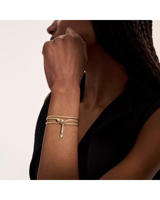 John Hardy Metallic Naga Wrap Bracelet, 2.5Mm