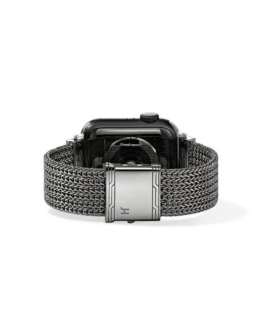 John Hardy Black Smart Watch Strap, 18Mm for men