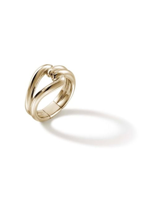 John Hardy White Surf Link Ring