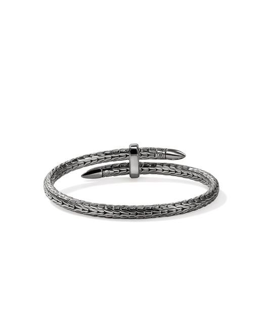 John Hardy Metallic Spear Flex Cuff Bracelet, 5.5Mm for men