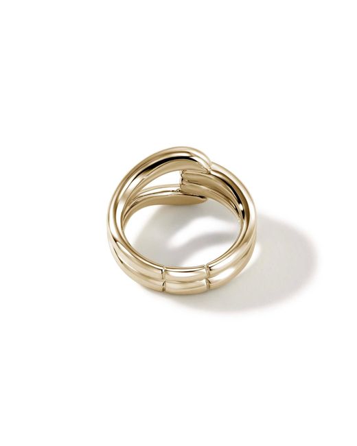 John Hardy White Surf Link Ring