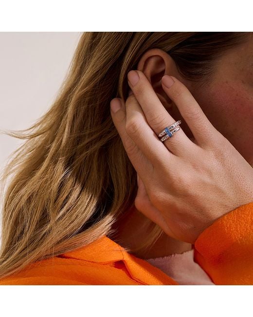 John Hardy White Spear Ring