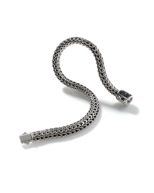John Hardy Metallic Classic Chain 6.5mm Reversible Bracelet In Sterling Silver