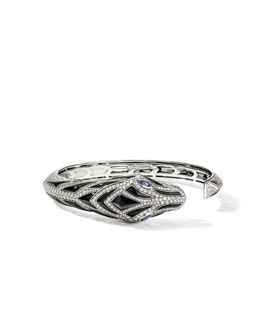 John Hardy Multicolor Artisan Series Naga Cuff Bracelet for men