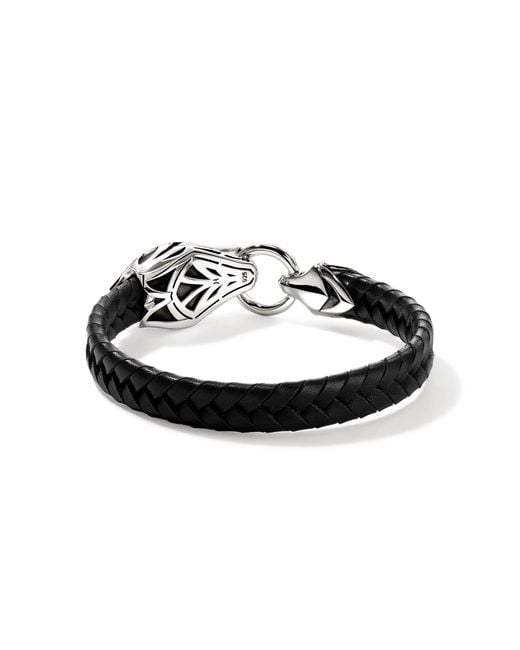 John Hardy Black Naga Bracelet, 10Mm for men