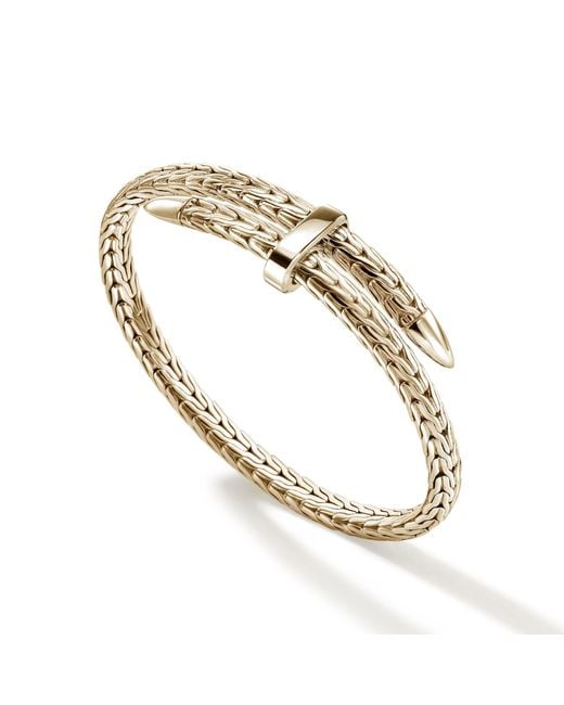 John Hardy Metallic Spear Flex Cuff Bracelet, 5.5Mm for men