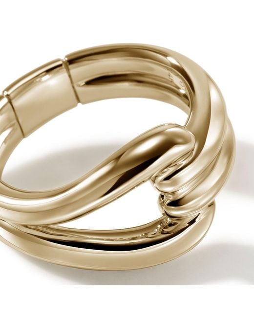 John Hardy White Surf Link Ring