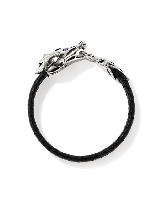 John Hardy Black Naga Bracelet, 10Mm for men