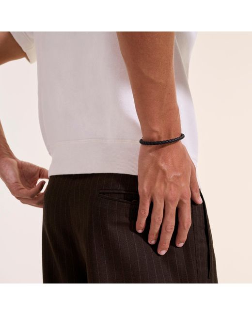 John Hardy Black Hook Clasp Bracelet, 5Mm for men