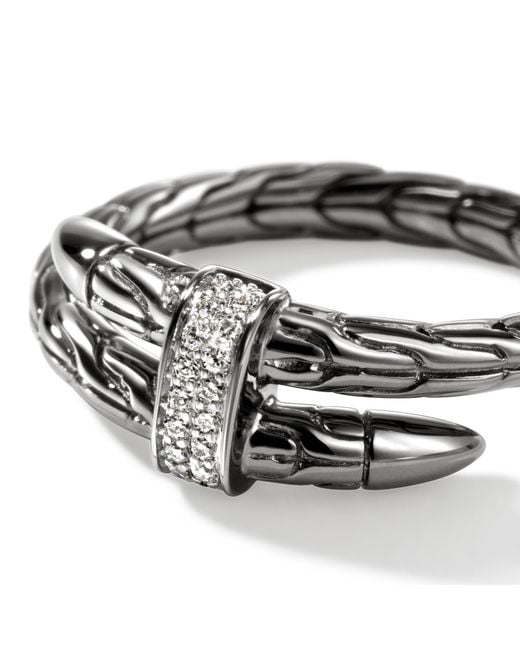 John Hardy White Spear Ring for men