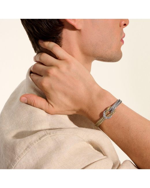 John Hardy Metallic Love Knot Bracelet, 7Mm for men