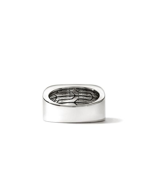 John Hardy White Icon 50 Ring for men