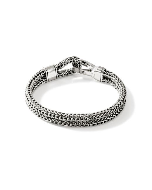 John Hardy Metallic Hook Clasp Bracelet for men