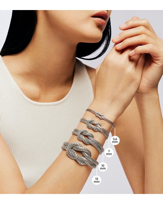 John Hardy Black Love Knot Bracelet, 13Mm for men