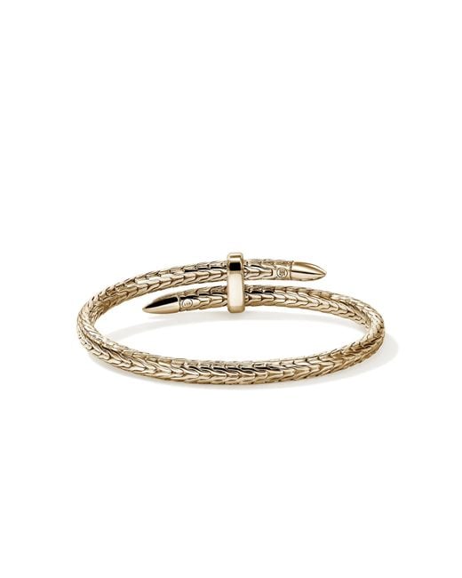 John Hardy Metallic Spear Flex Cuff Bracelet, 5.5Mm for men