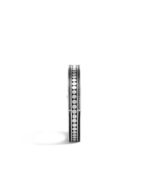 John Hardy Metallic Hinged Bangle