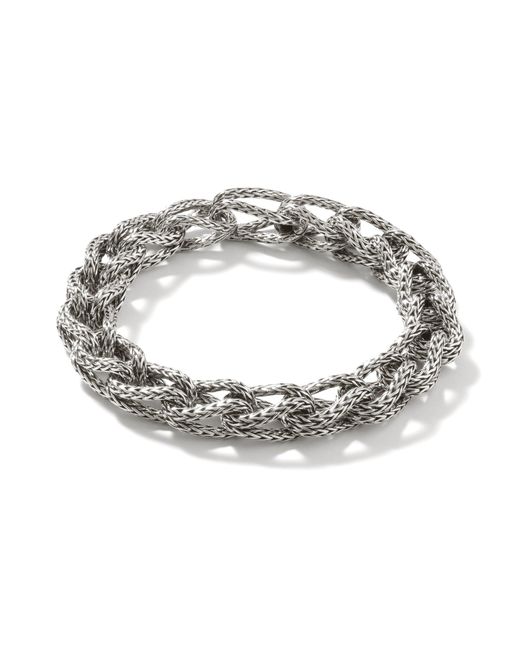 John Hardy Metallic Asli Link Chain Bracelet In Sterling Silver