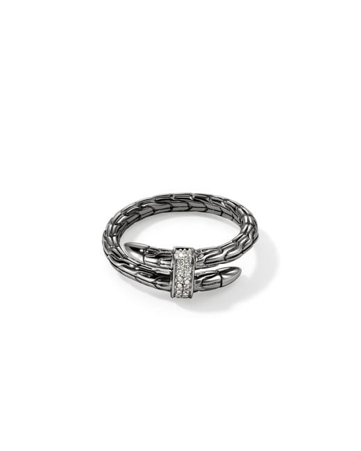 John Hardy White Spear Ring for men