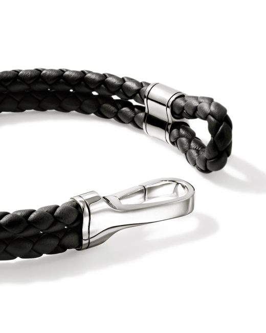 John Hardy Black Hook Clasp Bracelet, 10Mm for men