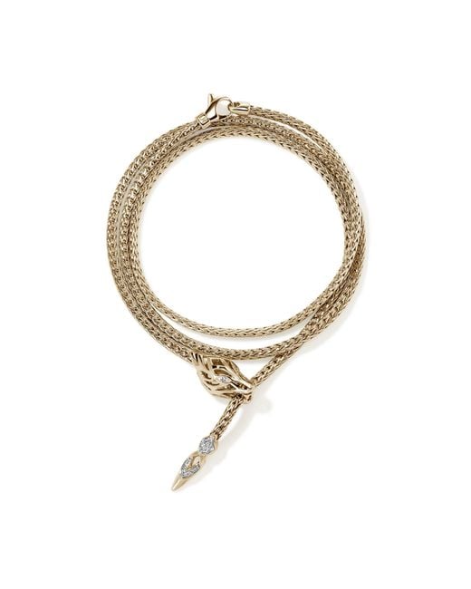 John Hardy Metallic Naga Wrap Bracelet, 2.5Mm