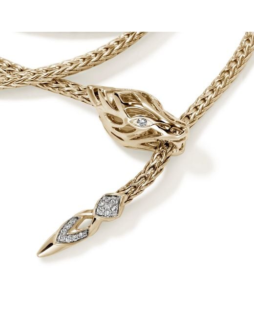 John Hardy Metallic Naga Wrap Bracelet, 2.5Mm