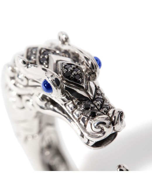John Hardy White Legends Naga Open Band Ring In Sterling Silver