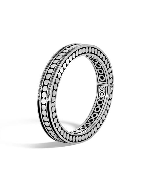 John Hardy Metallic Hinged Bangle