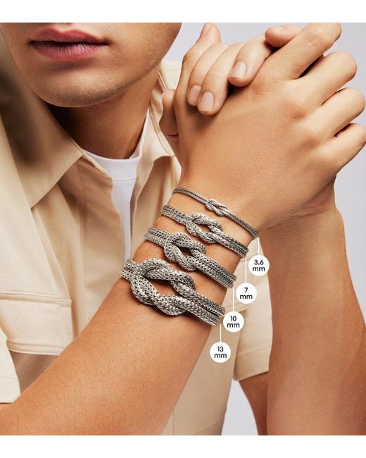 John Hardy Black Love Knot Bracelet, 13Mm for men
