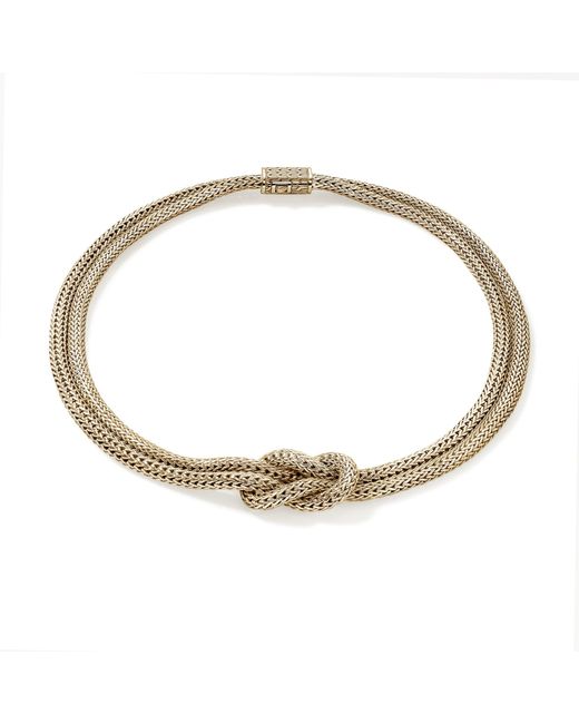 John Hardy Metallic Love Knot Necklace, 10Mm for men